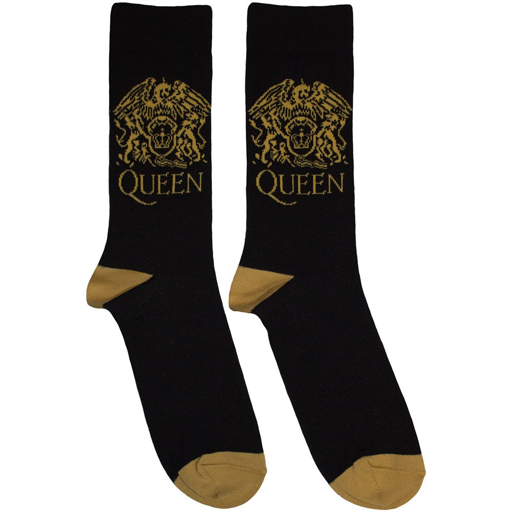 Queen - Gold Crest Enkelsokken - Zwart